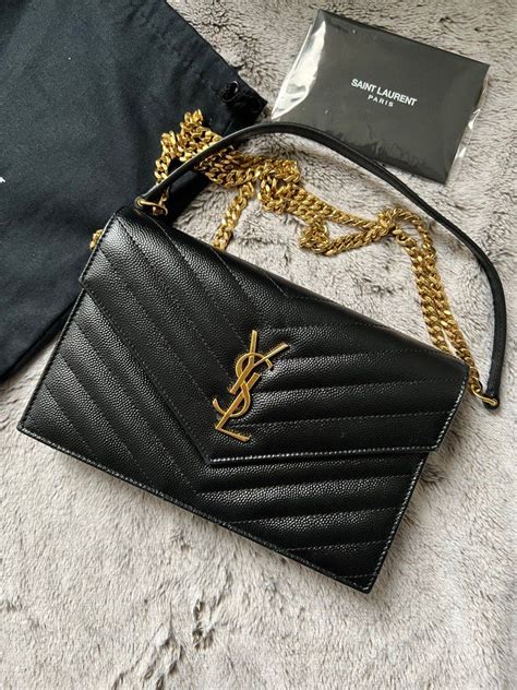 ysl white envelope|YSL envelope wallet on chain.